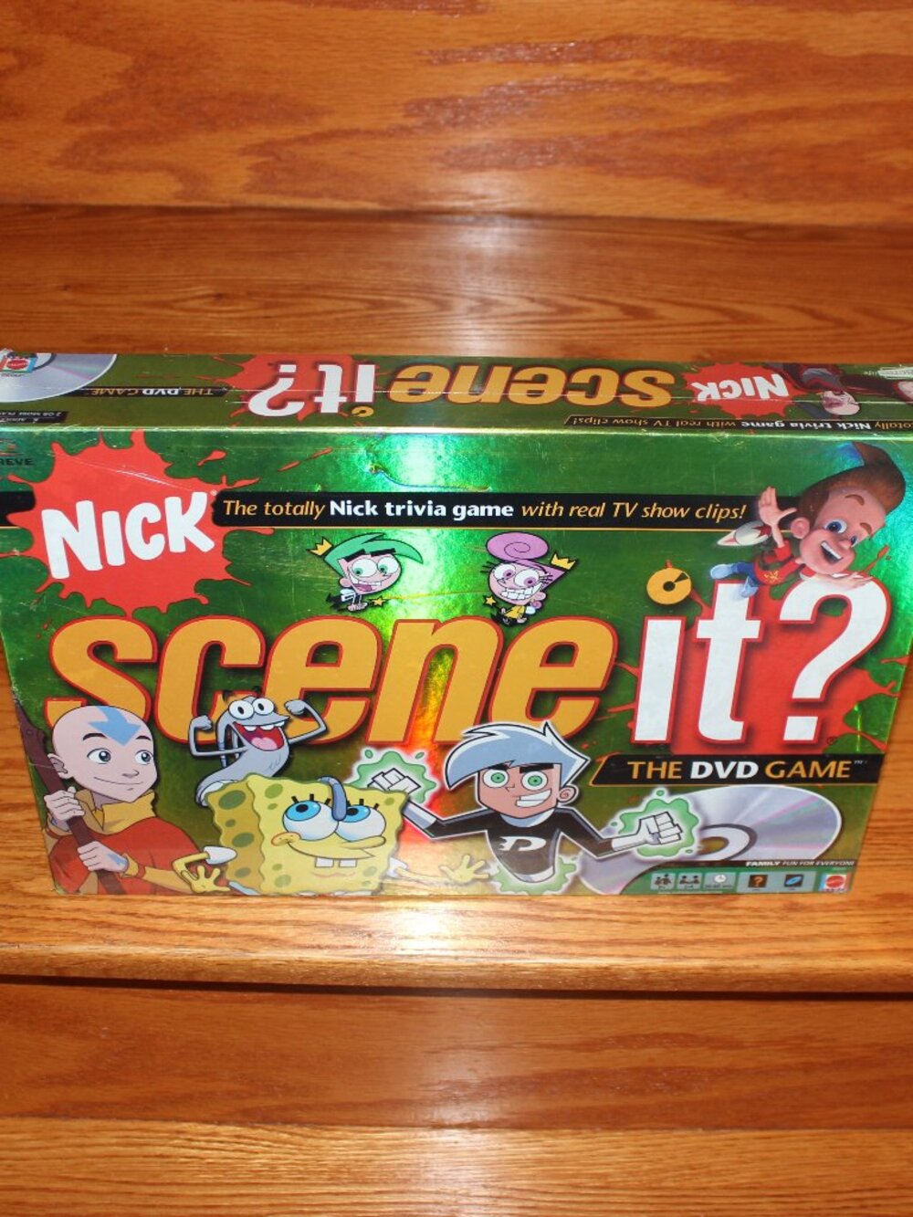 3/$118❤️Scene It? Nick Nickelodeon DVD Trivia Board Game 2006 Mattel J3859
